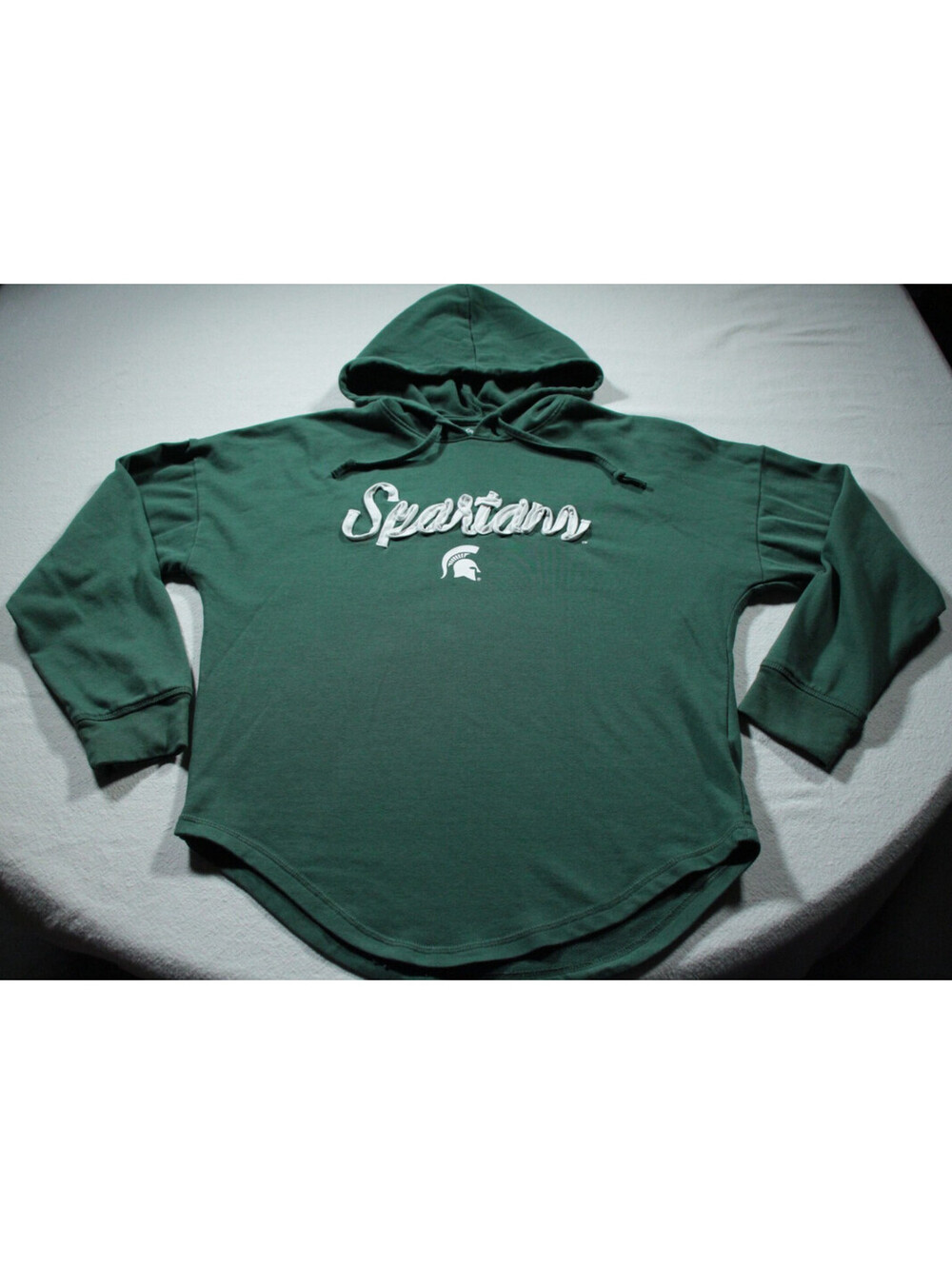 Women's Michigan State University Spartans Hooded Sweatshirt Hoodie M Green
